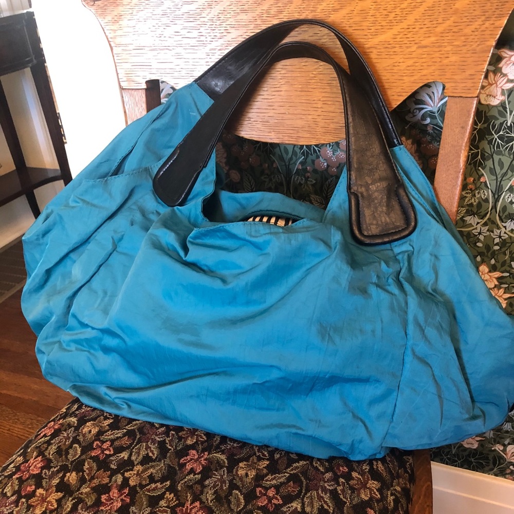 Hobo International teal nylon bag
